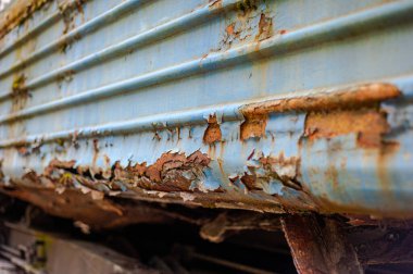 Eski paslı metal dokusu