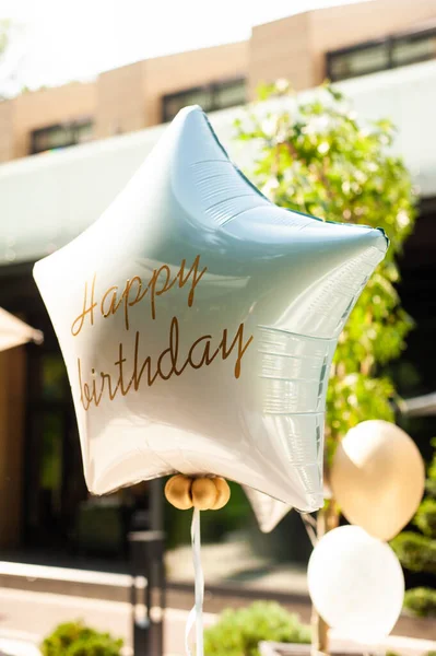 Balloons Decor Celebrating Outdoor — Foto de Stock