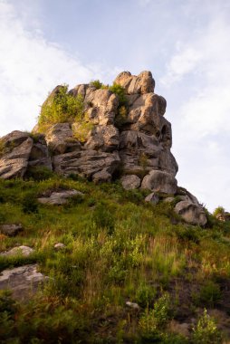 Dağların güzel manzarası