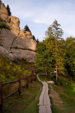 Dağların güzel manzarası