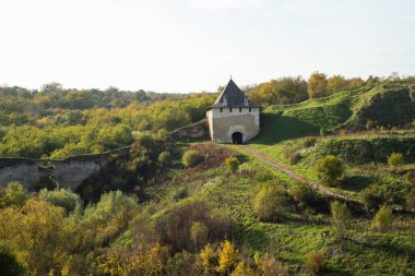 Güzel kilise binasının manzarası.