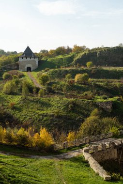 Güzel kilise binasının manzarası.