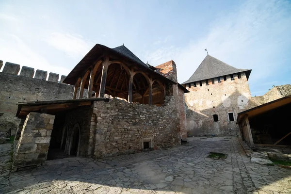 Старий Середньовічний Замок Місті Каркасонн — стокове фото
