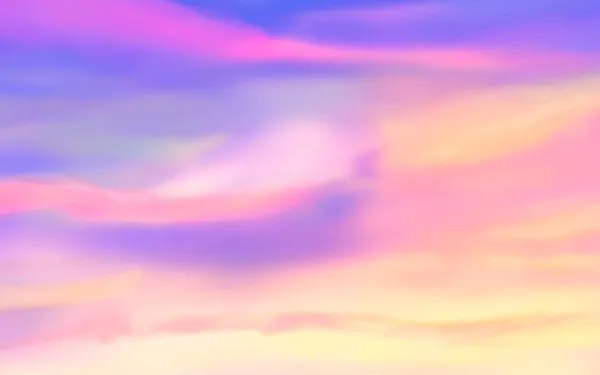 有日落或日出的粉色天空 带云彩的矢量背景10 — 图库矢量图片
