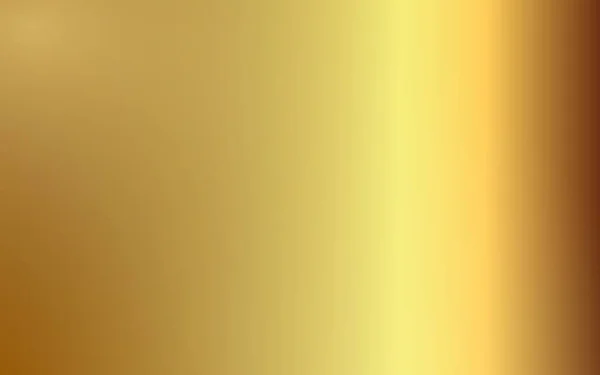 Metal Gold Texture Background Vector Shiny Golden Metallic Steel Gradient — Stock vektor