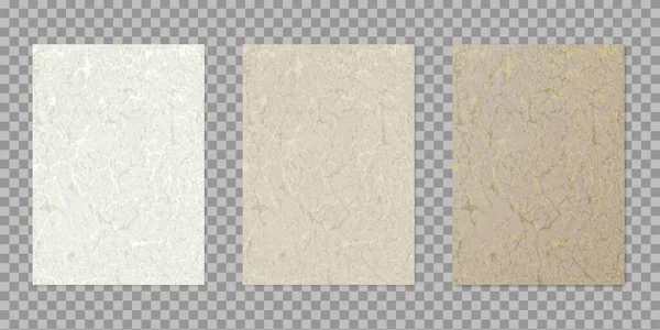 具有大理石质感的矢量褐色和白色背景纸 带抽象图案的硬纸板 — 图库矢量图片
