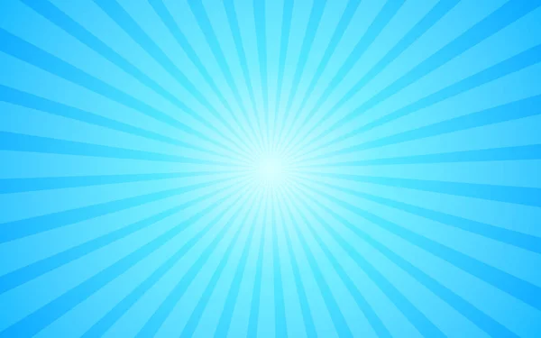 Abstract Blue Background Modern Pop Art Banner Sun Rays Poster — Stock Photo, Image