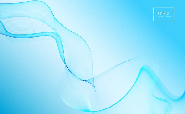 Eau Abstraite Fond Bleu Vecteur Modèle Toile Fond Affiche Avec — Image vectorielle