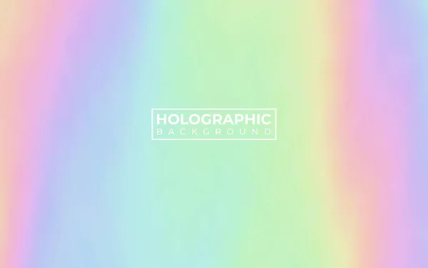 Colorful Holographic Gradient Vector Abstract Background Summer Spring Soft Blurred — Vector de stock