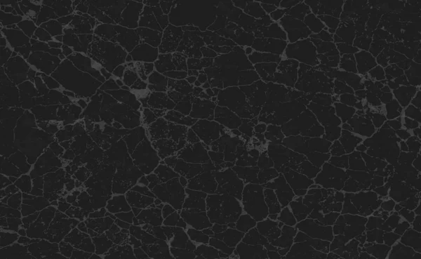 Marble Texture Vector Background Black Marbled Table Top View Dark — Stok Vektör