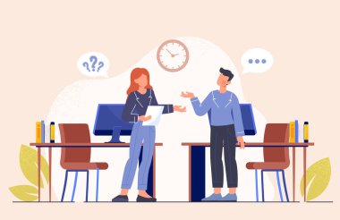 İş görüşmesi konsepti