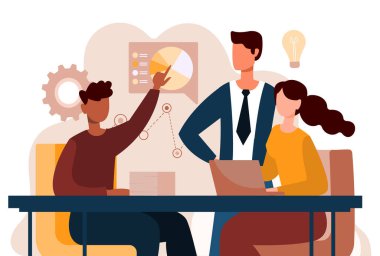 İnsan işe başlar.