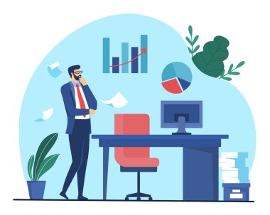 Görevde başarılı bir iş adamı