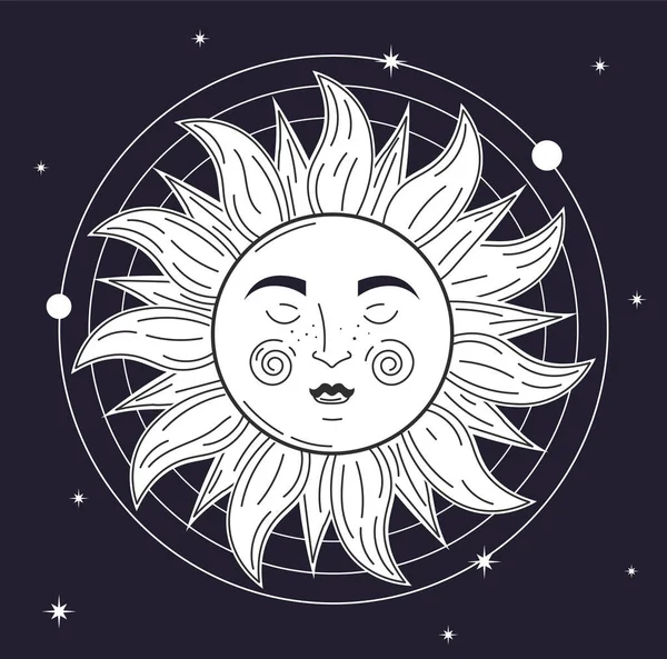 Concept of sun — Stock Vector