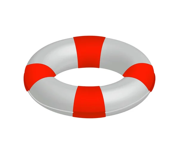 Set of lifebuoy — Stock Vector