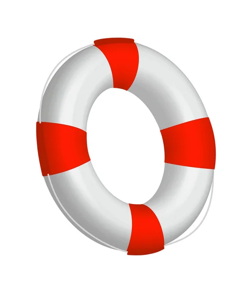 Set of lifebuoy — Stock Vector