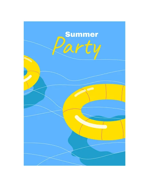 Conjunto de cartazes de verão — Vetor de Stock