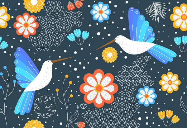 Cute seamless pattern