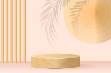 Tahta podyum platformu