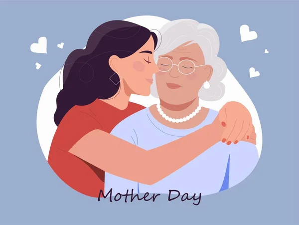 Anneler günü kartı — Stok Vektör