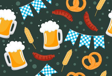 Oktoberfest seamless modeli