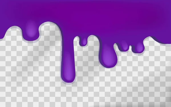 Slime på transparent bakgrund — Stock vektor