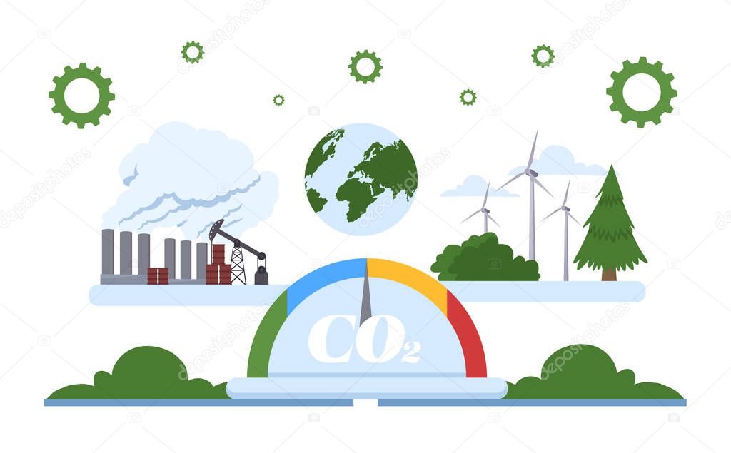 Balancing CO2 concept