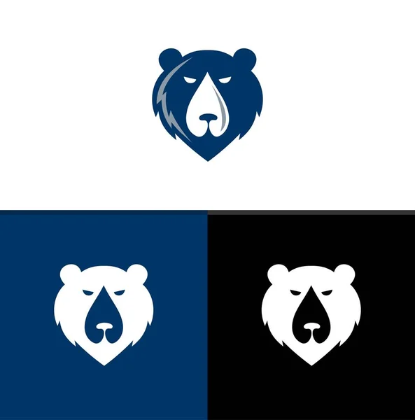 Kodiak Bear Logo Symbolbild Illustration Vektorbild — Stockvektor