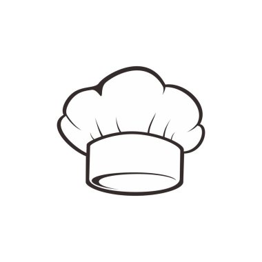 chef hat icon, illustration for web  