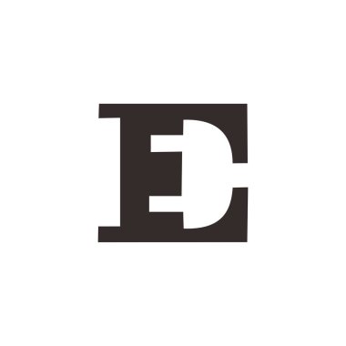 ilk harf vektör logo simgesi