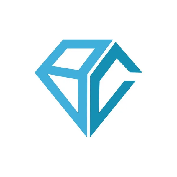 Diamond Business Logo Template Web Site — стоковый вектор