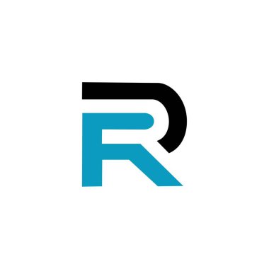 business logo illustration, letter R