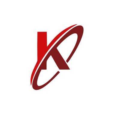 business logo K, template for web site 