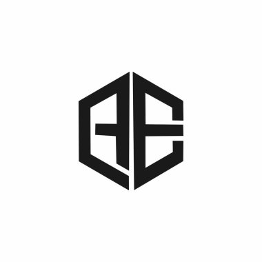 AE, arka planda basit web sayfası logosu simgesi