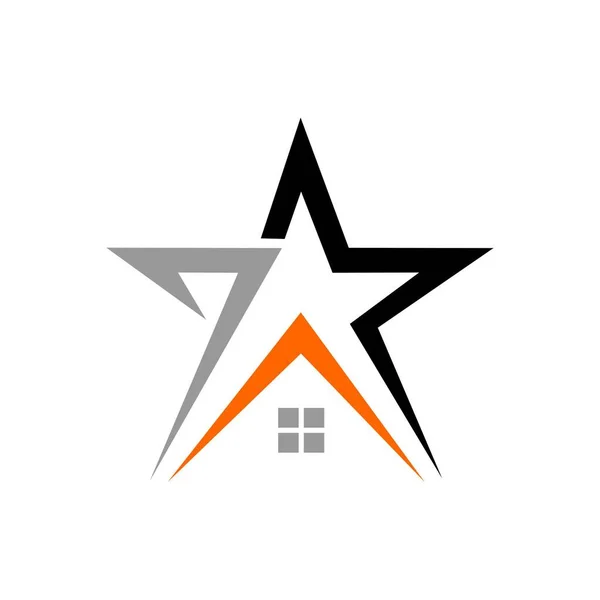 Шаблон Логотипа Звезды Рисунок Иконки — стоковый вектор