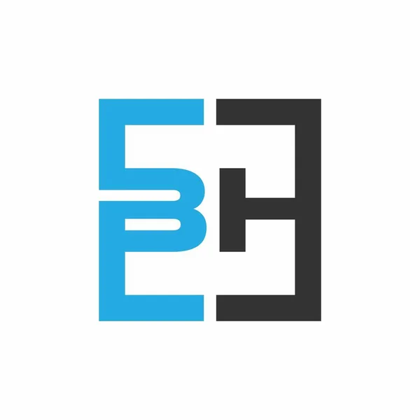 青の文字 シンプルなウェブページのロゴのアイコン — ストックベクタ