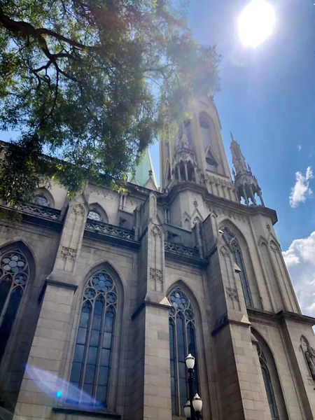 Sao Paulo Cathedral, gothic architecture Sao Paulo, brazil