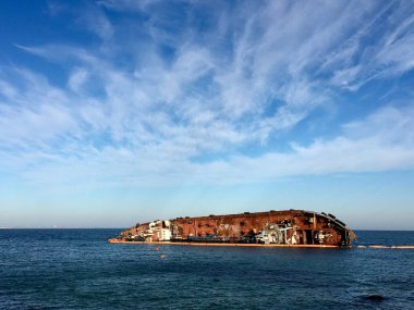 Karadeniz 'de batan geminin görüntüsü