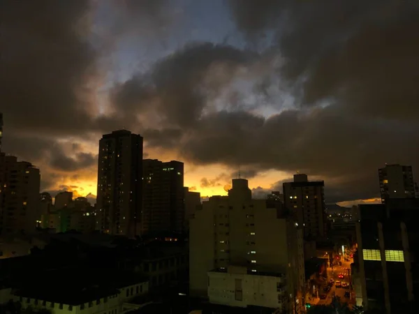 Gyönyörű Kilátás Nyílik Városra Sao Paulo Brazília — Stock Fotó