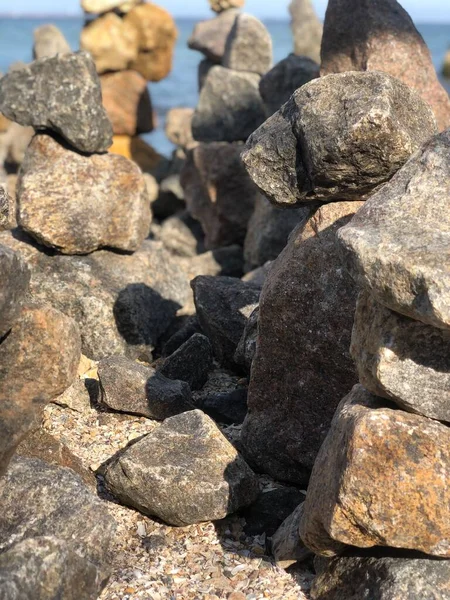 Stenen Het Strand — Stockfoto