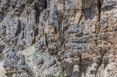 İtalya 'da dolomitlerin panoraması manzara için idealdir..