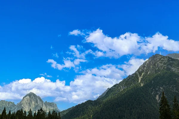 Panorama Das Dolomitas Itália Ideal Para Paisagem — Fotografia de Stock