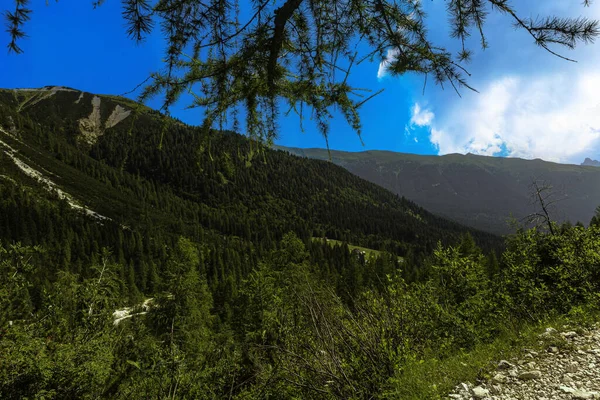 Panorama Dolomitów Włoszech Idealny Krajobraz — Zdjęcie stockowe