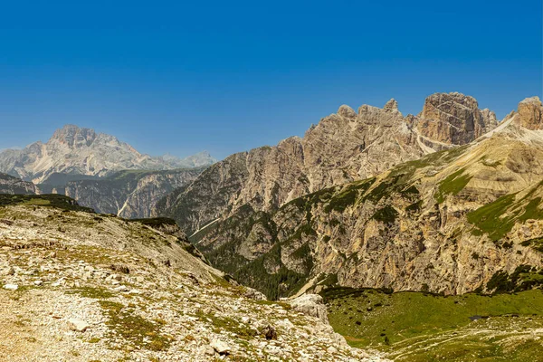 Panorama Dolomitů Itálii Ideální Pro Krajinu — Stock fotografie