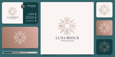 luxury slim and abstract linear style logo for ornament, swirl decoration, vintage scroll swirls.