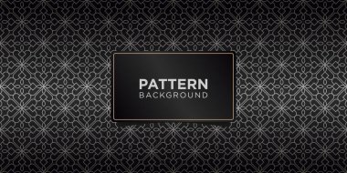 Art deco altın geometrik dikişsiz kalıplar arka plan, lüks süsler. Premium Vektörü