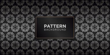 Art deco altın geometrik çiçek desenleri arka plan, lüks süsler. Premium Vektörü