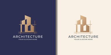 Mimari ev logosu, mimari ve inşaat tasarımı..