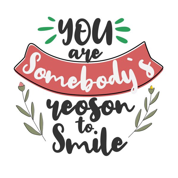 Мотивационная цитата. Векторная иллюстрация с ручной надписью. положительная цитата. отделка стен. ручное написание цитаты. красочное цитирование букв.