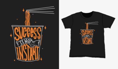 Başarı anlık değildir. Başarı anlık değildir. Tişört tasarımı için tipografi harfleri. El yazması harfler. t-shirtlerdeki, çantalardaki, kırtasiyedeki, kartlardaki, posterlerdeki, giyim kuşamlarındaki parmak izleri vs..